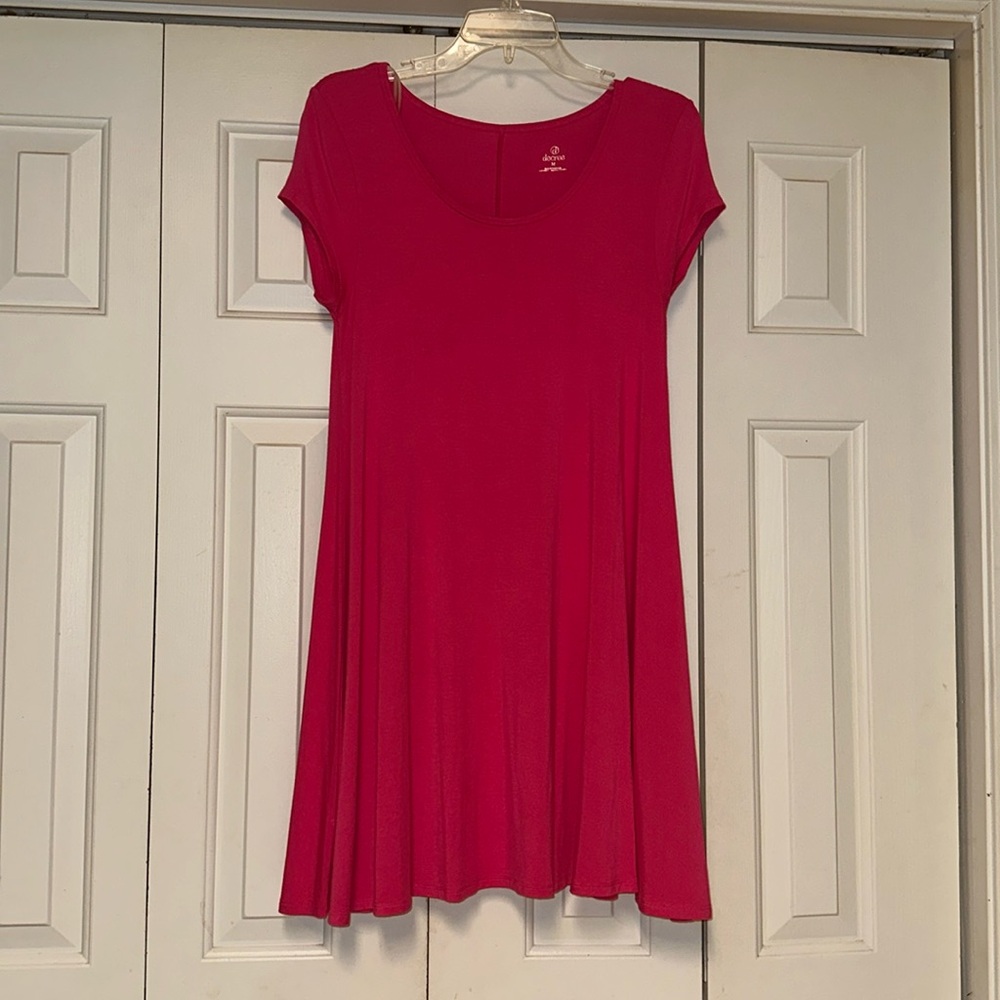 Decree pink SZ M Women tent dress|